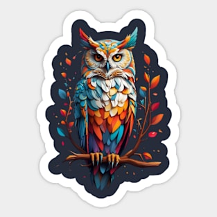 Beautiful Owl Sticker